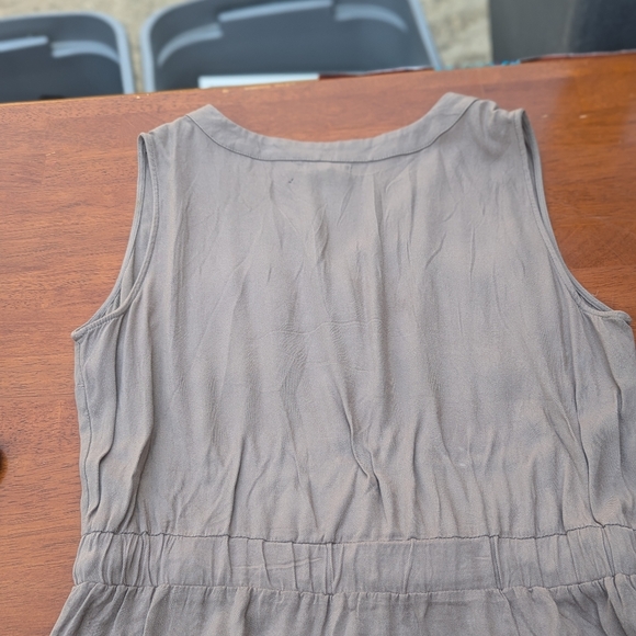 Ladies Linen Midi Dress - Picture 3 of 7